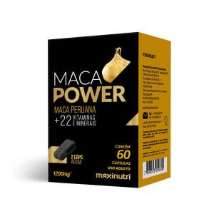 Maca Power 1200Mg Maxinutri 60 Cápsulas