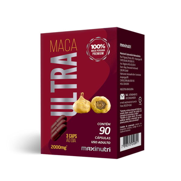 Maca Ultra 2000Mg Maxinutri 90 Cápsulas